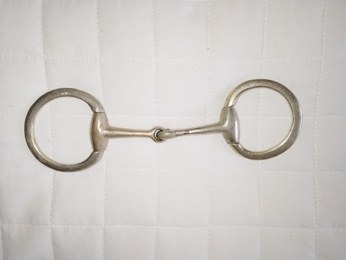 Eggbutt joined snaffle inch - snaffle,