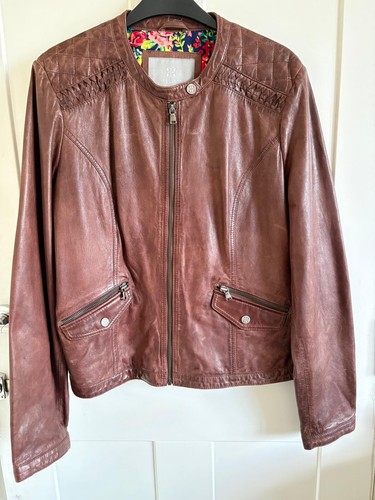 Women leather jacket - leather,