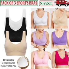 3 PACK Womens Ladies Sports