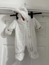 Baby Girls M&S Snowsuit size