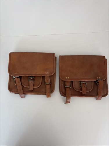 Pair saddle bag - of, rustic