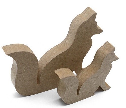 Freestanding cute fox wooden - cute,