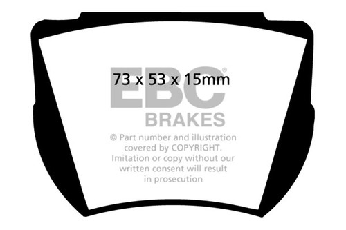 Ebc yellowstuff rear brake - ebc,