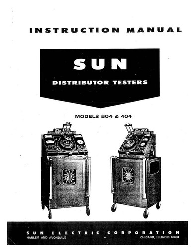 Sun distributor tester - sun,