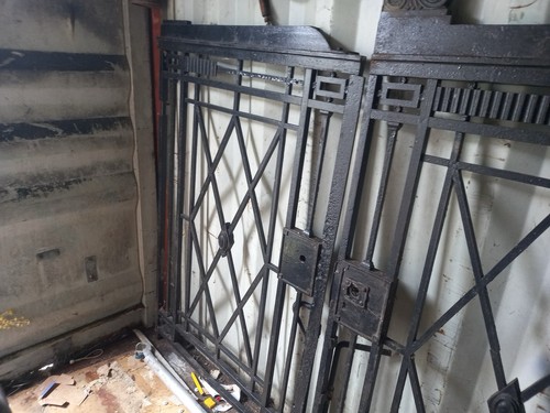 Black wrought iron - wrought, estate