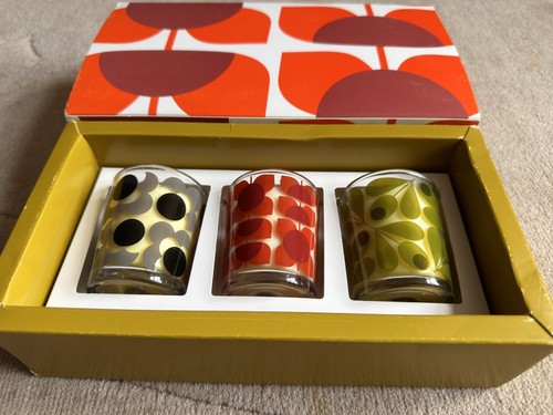 Orla kiely three mini candle - three,