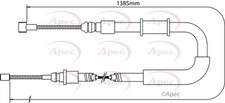 APEC Rear Brake Cable for Fiat