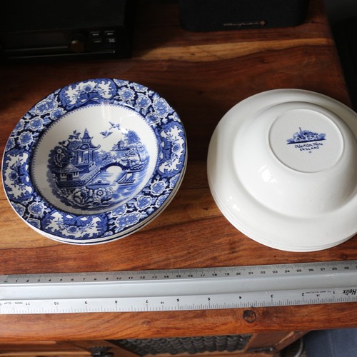 Olde alton ware blue - and, white