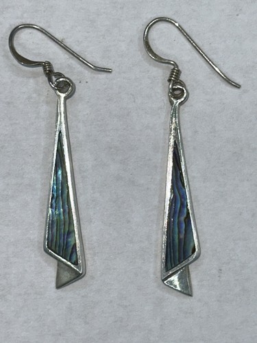Sterling silver 925 abalone - silver,