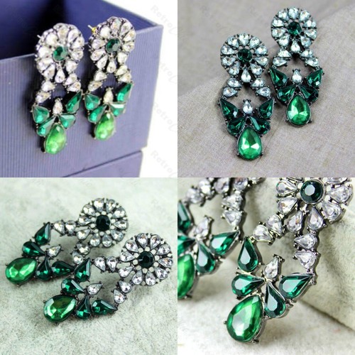 Multi jewel earrings - multi,