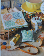 Cross Stitch Chart Only - Pretty Geometric Tile Inspired Sewing Accessories