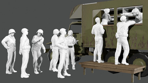 Wwii red cross clubmobile - us,