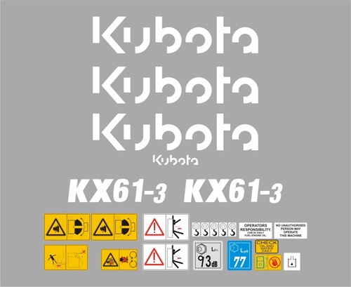 Kubota kx61 mini - kubota,