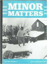 MINOR MATTERS JANUARY/FEBRUARY 1993 - MORRIS MINOR OWNERS CLUB