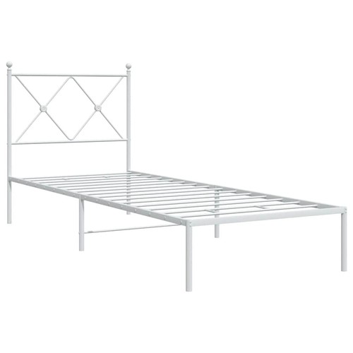 Metal bed frame with - metal,