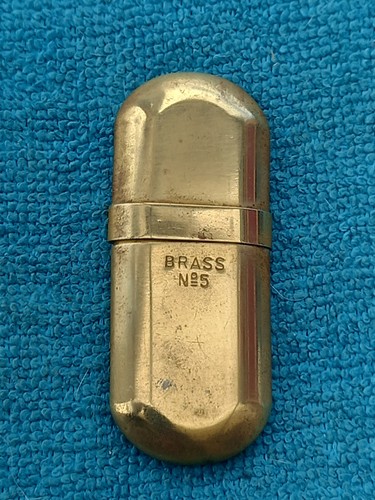Brass petrol lighter - no,