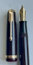Parker Duofold AF Brown Fountain Pen - Serviced