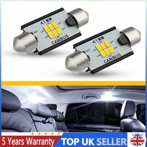 41mm c5w white led bulbs - 41mm, smd