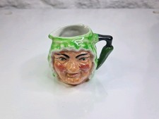 Vintage Artone Mrs Gomp Granny Toby Jug Miniture Hand Painted Ceramic
