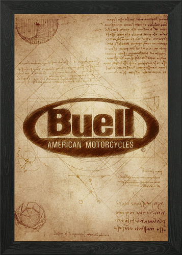 Buell framed wall - framed, art