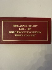 1489-1989 Gold Proof Sovereign