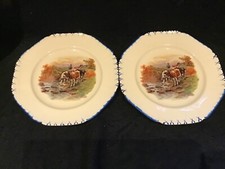 Coronet Ware Parrot & Co 20cms plate Pastoral Cows Scene.