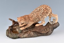 Beswick Wild Animals - Connoisseur Series Cheetah On Rock No.2725 1981-1989