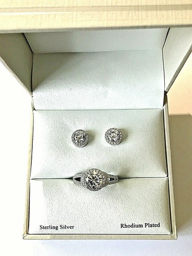 Qvc diamonique sterling silver - diamonique,