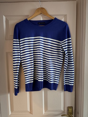 Size blue white striped - 12,