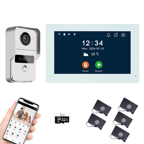 Wired video doorbell apartment - video,