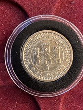 1989 £1 Coin Gibraltar Key &