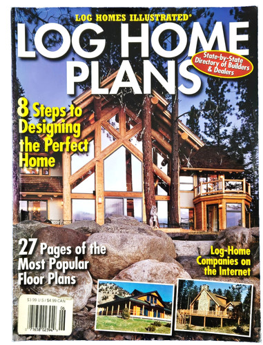 Log home plans magazine 8 - magazine:,