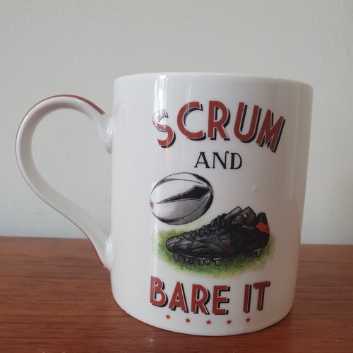 Rugby mug scrum and - bare, it