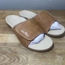 Ergofoot Orthopedic Sliders Sandals Women’s Size 8 UK Brown Sandals 
