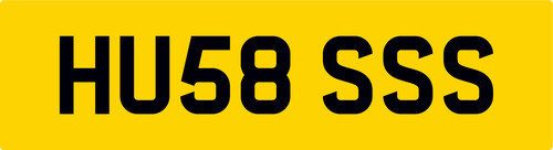 Huss rare vip - reg, number