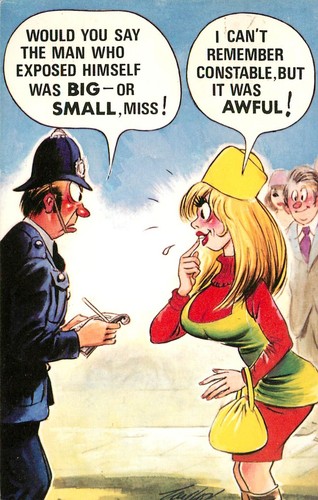Flasher exposed policeman - policeman,