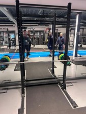 BLK Box Blackout Squat Stands, FREE DELIVERY + VIDEOS AVAILABLE. BARGAIN 