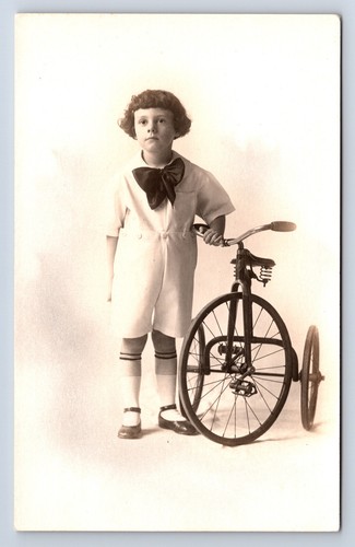 Vintage rppc studio portrait - studio,