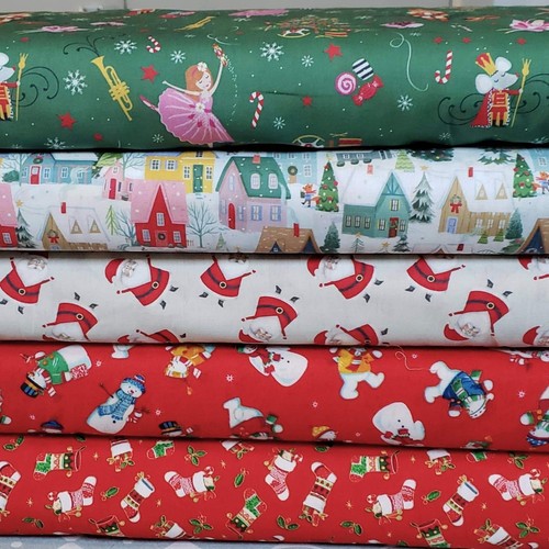 Christmas fabric cotton - fabric,
