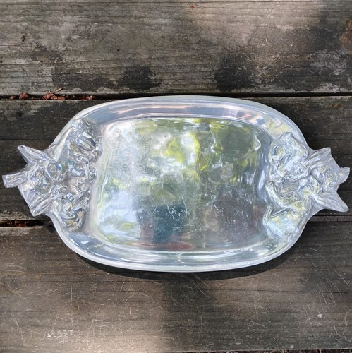 Vintage aluminum pewter - pewter, rabbit