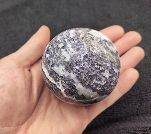 Purple sphalerite sphere - purple,