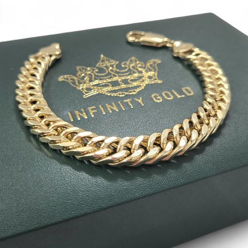 Mens 9ct gold 10mm chunky - 9ct,