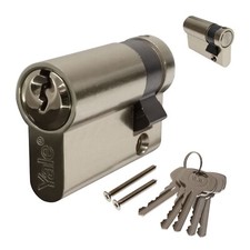 Yale 50/10 Half Door Cylinder Single Barrel Door Euro Lock