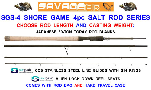 New savage gear sgs4 shore - new,