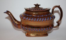 Antique Copper Lustre Ware -