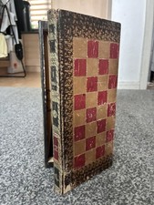 Victorian faux book chess - book,