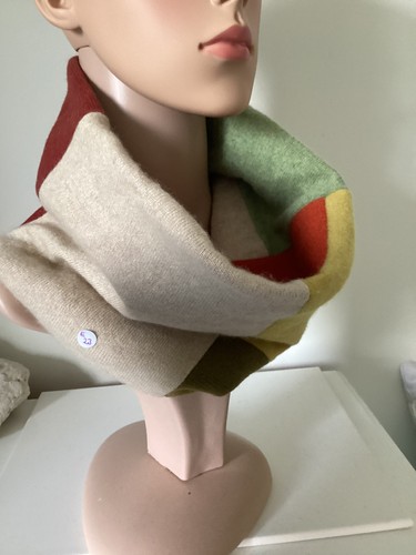 100 cashmere redbone snood - 100%,