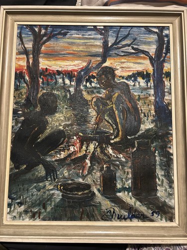 South african oil - oil, painting