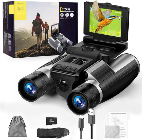 Lcd digital binoculars - 2.4",