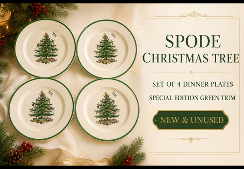 Spode christmas tree - spode, dinner